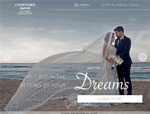 Tablet Screenshot of islaverdeweddings.com